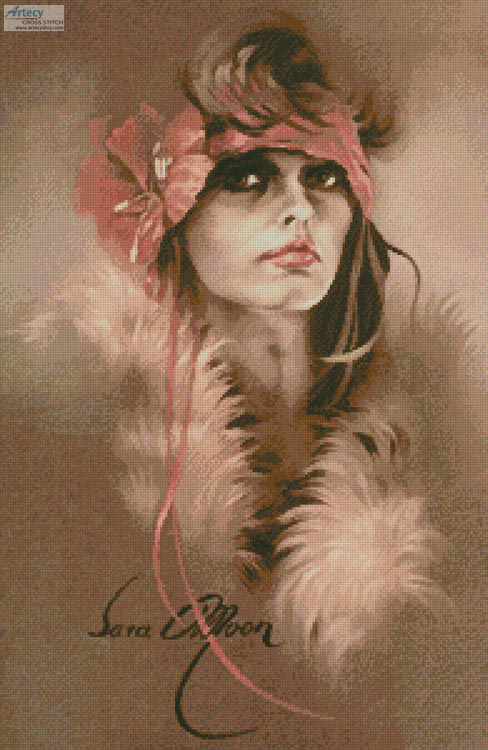 Her Eyes Is Available At The Art Of Sara Moon Website - Sara Moon Cross Stitch Patterns