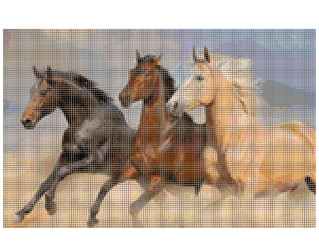 Horse Cross Stitch Patterns Free Patterns - Printable Horse Cross Stitch Patterns Free