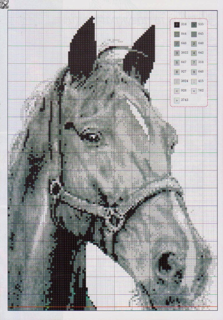 Horses Wild And Free Cross Stitch Pattern Cross Stitch Patterns - Printable Horse Cross Stitch Patterns Free