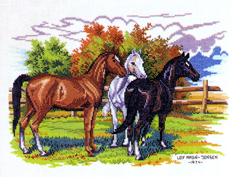 Horses Wild And Free Cross Stitch Pattern Cross Stitch Patterns - Printable Horse Cross Stitch Patterns Free