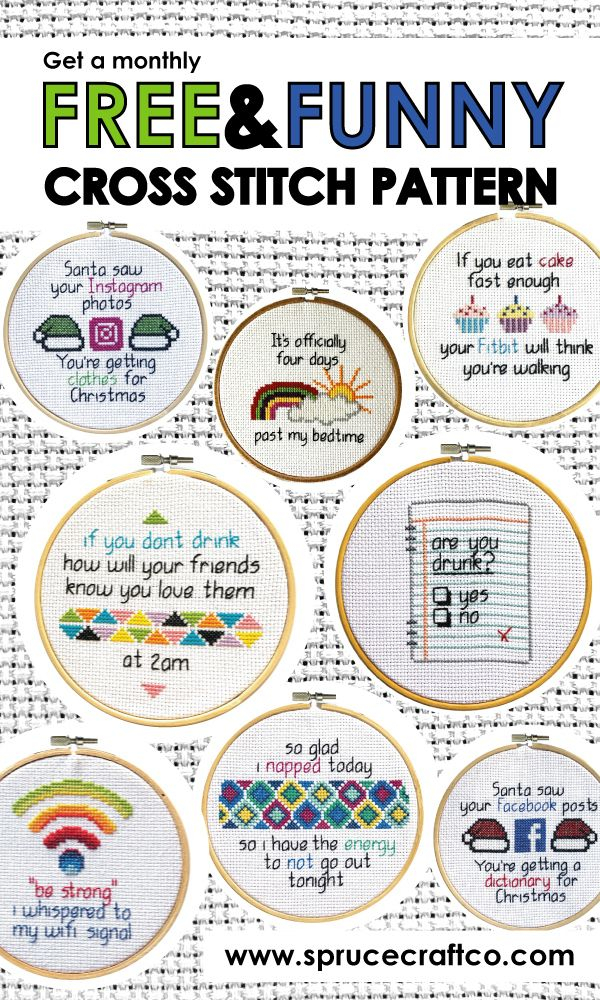 How To Slap Down A Free Counted Cross Stitch Patterns Of Funny Sayings  - Funny Cross Stitch Patterns Free Printable