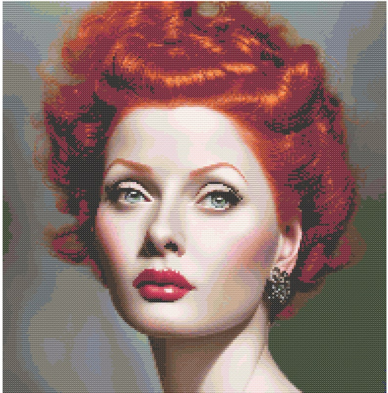 I Love Lucy Counted Cross Stitch Pattern Lucille Ball Cross Etsy - I Love Lucy Cross Stitch Patterns