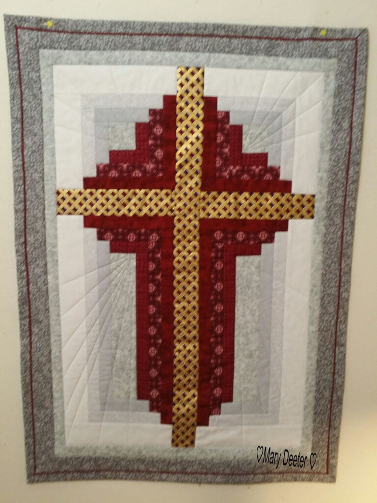 Image Result For Log Cabin Cross Quilt Pattern Free Quilt Block  - Log Cabin Cross Stitch Pattern Free