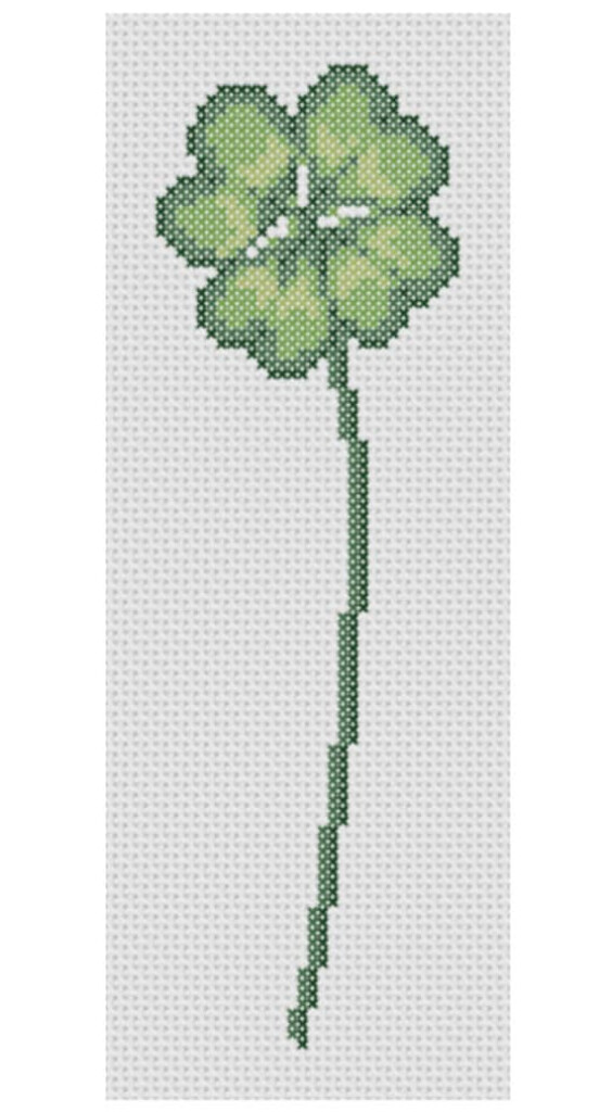 Items Similar To Four leaf Clover Cross Stitch Pattern On Etsy - 4-leaf Clover Cross Stitch Pattern
