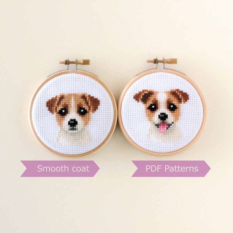 Jack Russell Terrier Cross Stitch Pattern PDF Bundle Jack Etsy - Jack Russell Terrier Cross Stitch Pattern