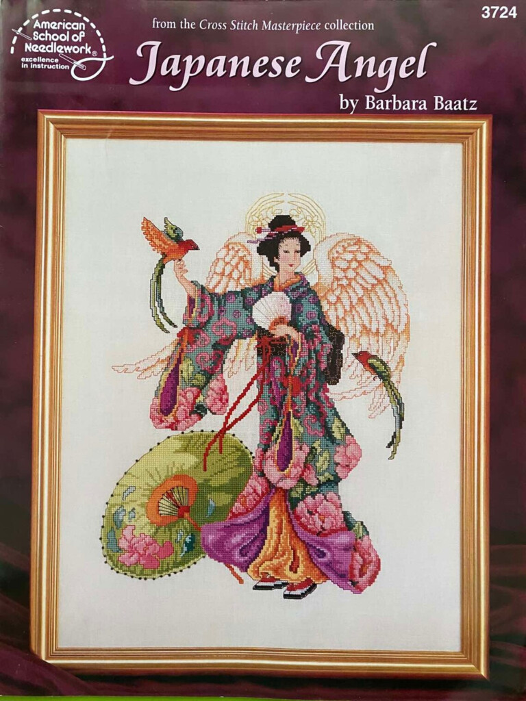 Japanese Angel By Barbara Baatz Cross Stitch Pdf Pattern 3724 Etsy - Barbara Baatz Cross Stitch Patterns