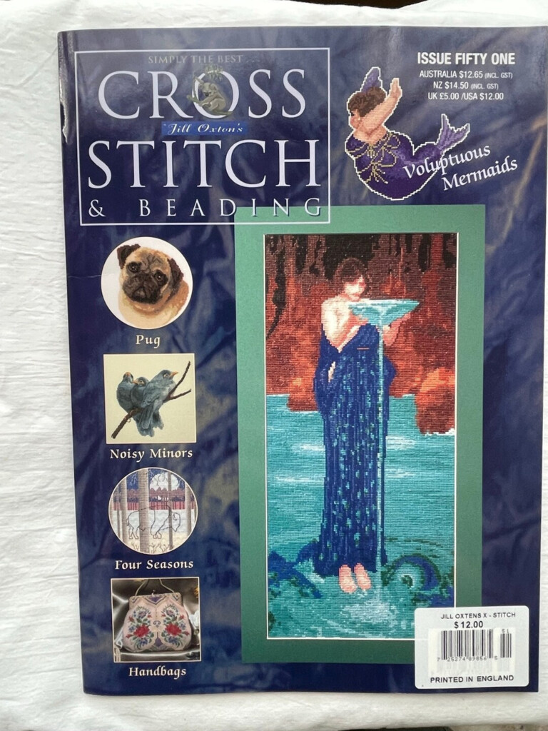 Jill Oxton s Cross Stitch And Beading Simply The Best Issue 51 July  - Jill Oxton Cross Stitch Patterns