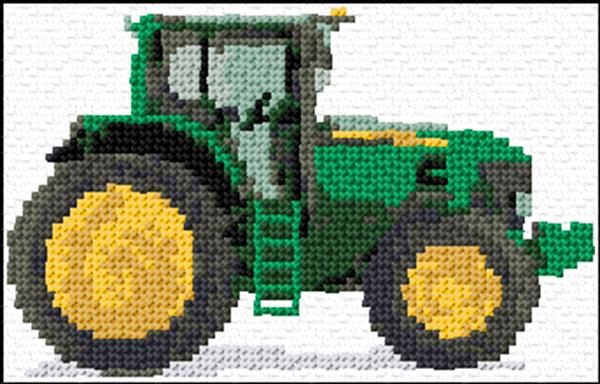 John Deere Tractor Cross Stitch Designs - Free John Deere Tractor Cross Stitch Pattern