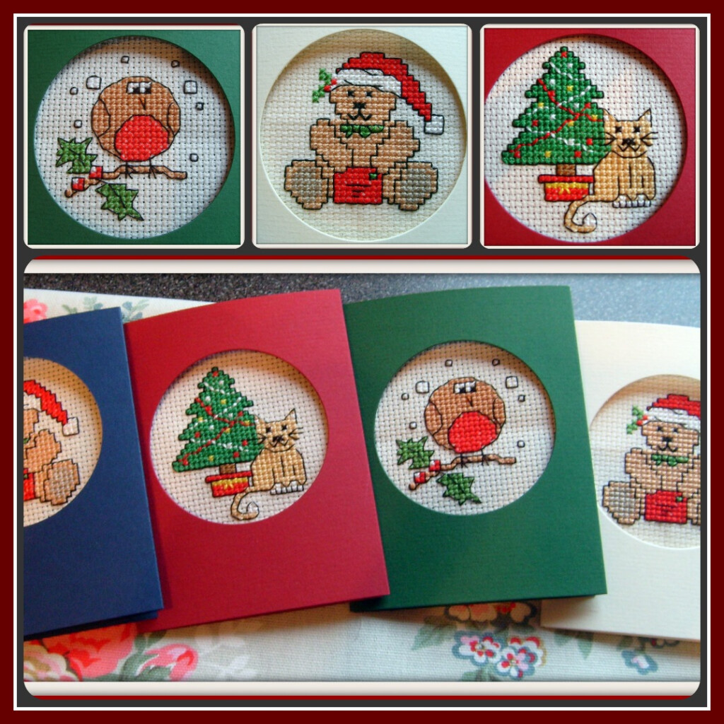 Kandipandi Cross Stitch Christmas Cards - Printable Free Christmas Cross Stitch Patterns For Cards