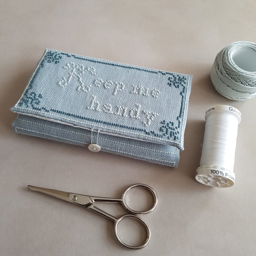  Keep Me Handy Cross Stitch Needle Book Pattern - Cross Stitch Needle Book Pattern