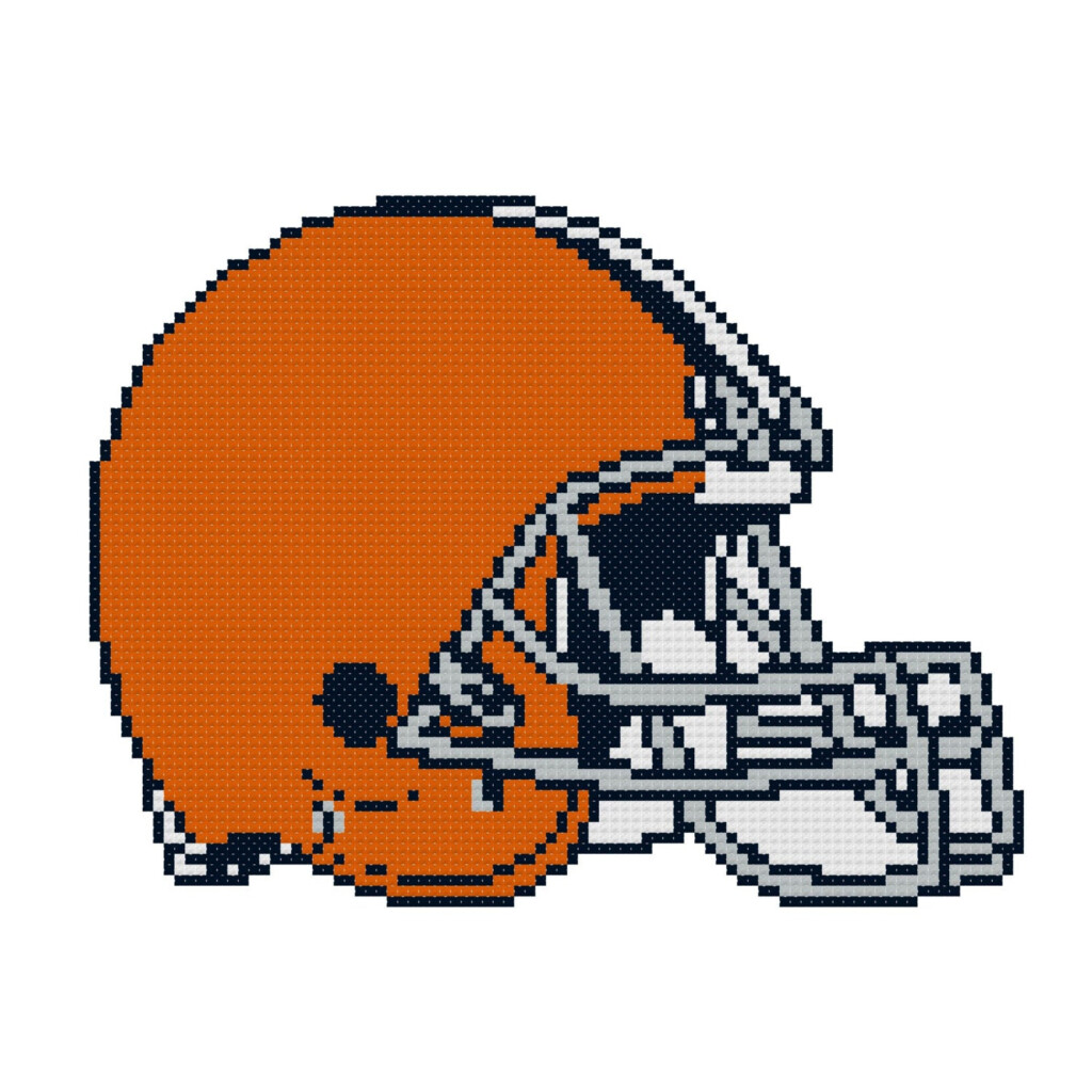 Kitchen Dining - Cleveland Browns Cross Stitch Pattern