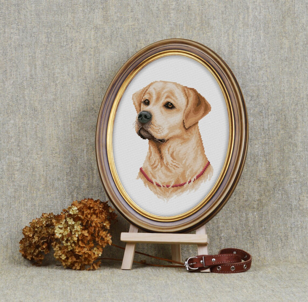 Labrador Retriever Cross Stitch Pattern Instant Download PDF Etsy - Labrador Retriever Cross Stitch Patterns