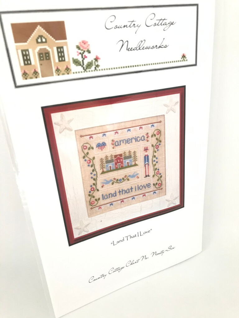 Land That I Love Counted Cross Stitch Pattern By Little House Etsy - Land That I Love Cross Stitch Pattern