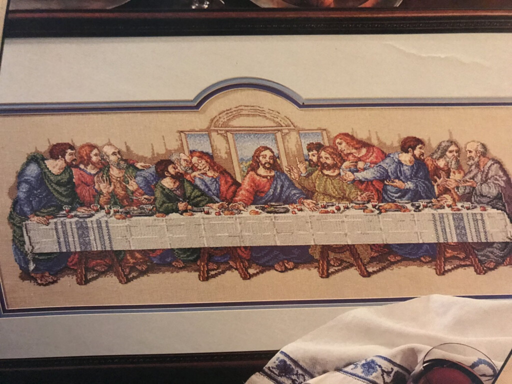 Leisure Arts 2768 The Last Supper Cross Stitch Pattern - The Last Supper Cross Stitch Pattern