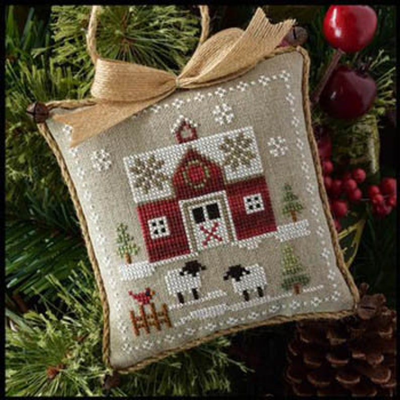 Little House Needleworks Cross Stitch Pattern Farmhouse Etsy - Little House Cross Stitch Patterns
