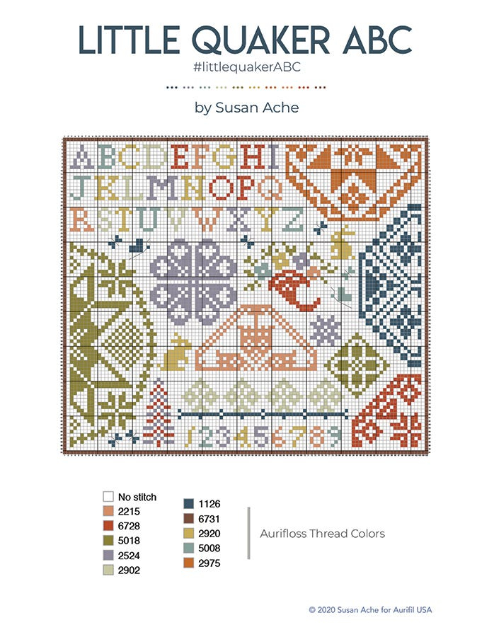 Little Quaker ABC Cross Stitch Pattern Free PDF By Susan Ache For  - Cross Stitch Free Patterns Pdf