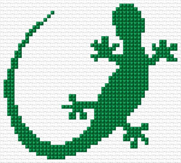 Lizard Cross Stitch Designs - Lizard Cross Stitch Pattern Free