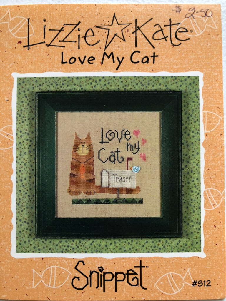 LIZZIE Katecross Stitch Patternsnippetlove My Cat Etsy - Lizzie And Kate Cross Stitch Patterns