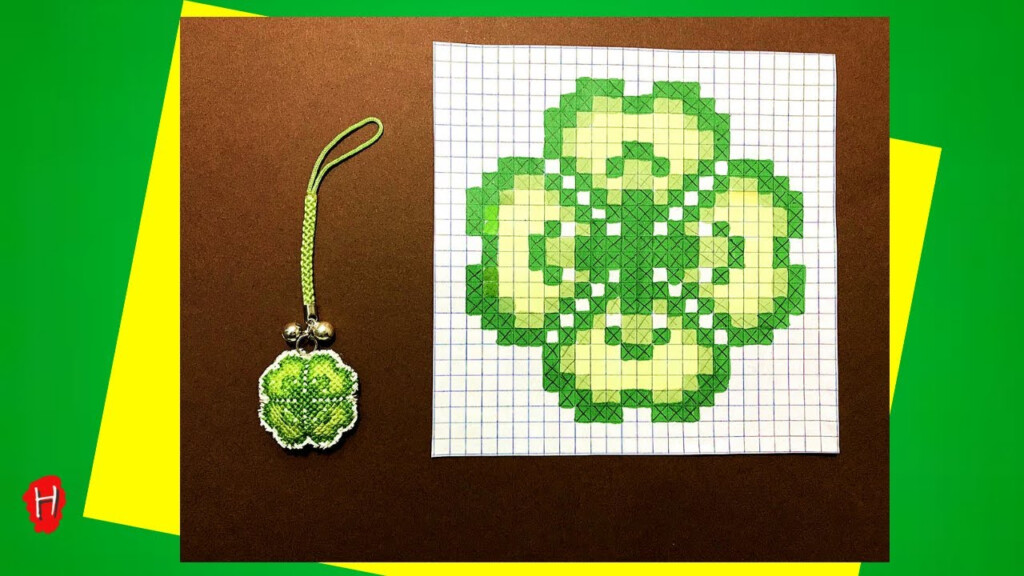 Lucky Four Leaf Clover Cross Stitch Pattern YouTube - 4-leaf Clover Cross Stitch Pattern