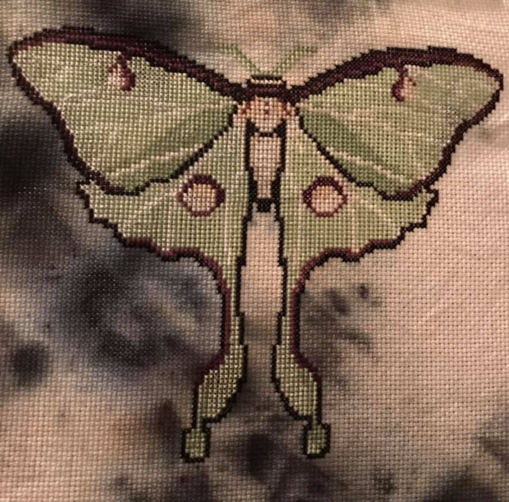 Luna Moth Cross Stitch Pattern Etsy - Luna Moth Cross Stitch Pattern