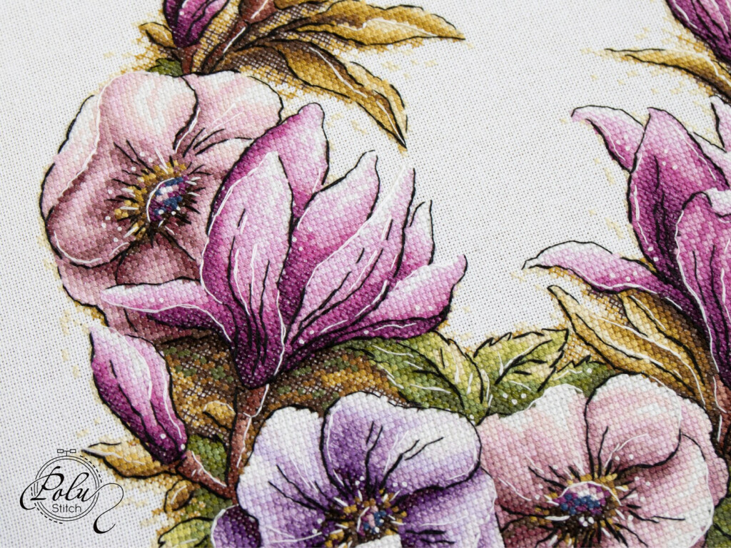 Magnolia Cross Stitch Pattern Instant Download PDF Summer Etsy - Magnolia Cross Stitch Pattern Free