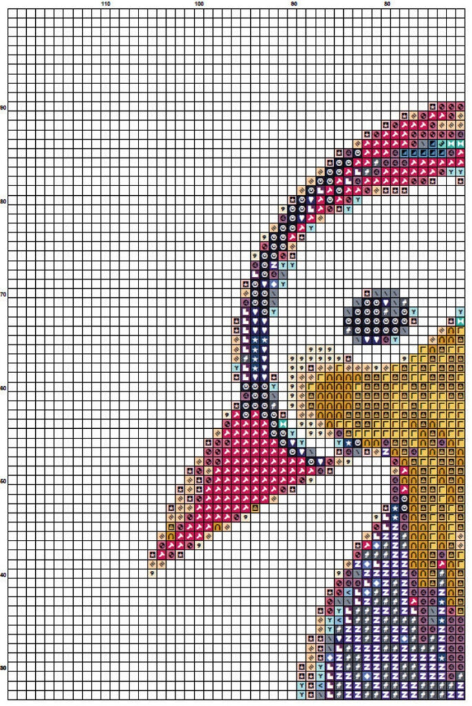 Mandarin Duck Cross Stitch Pattern Instant PDF Download Etsy - Mandarin Duck Cross Stitch Pattern