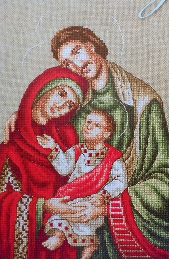 Marie Barber THE NATIVITY Holy Family Eastern Orthodox Art Etsy  - Orthodox Cross Stitch Free Patterns