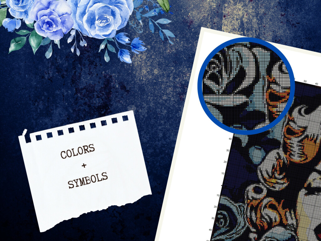 Marilyn Monroe Cross Stitch Pattern With Blue Roses Etsy - Marilyn Monroe Cross Stitch Pattern