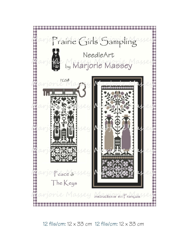 Marjorie Massey Peace And The Keys Cross Stitch Pattern 123Stitch - Marjorie Massey Cross Stitch Patterns