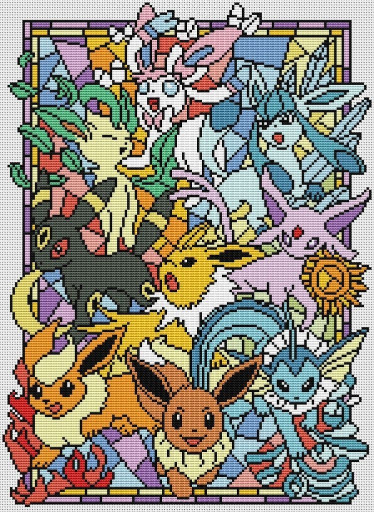 Mega Set Pokemon Free Cross Stitch Patterns For Beginners Artofit - Pokemon Cross Stitch Patterns Free