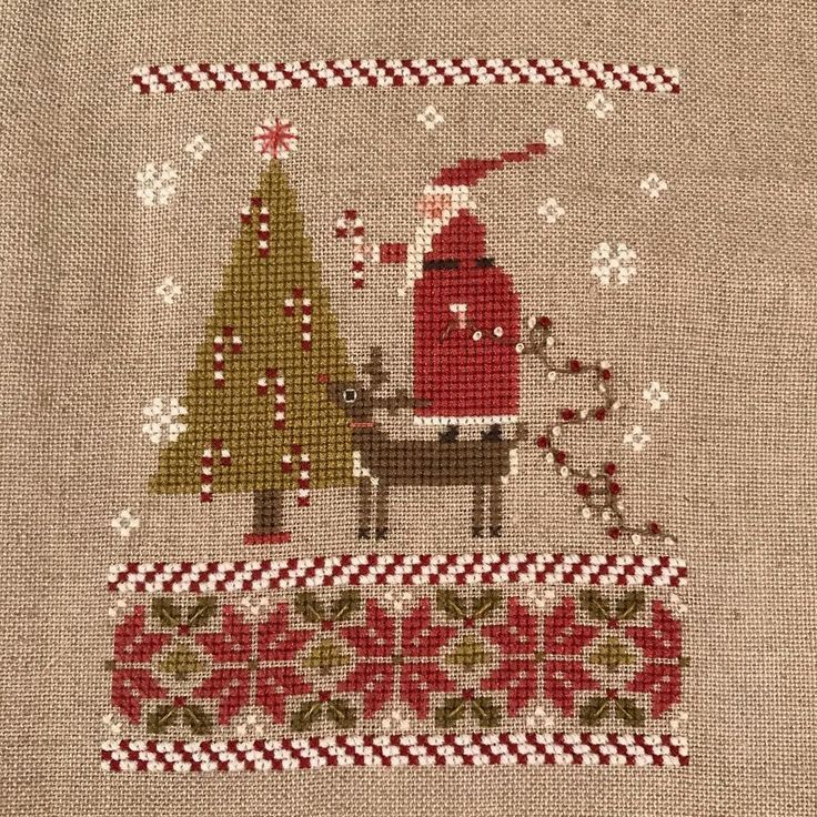 Merry And Minty Cross Stitch By Erla Bj rk From Iceland - Merry And Minty Cross Stitch Pattern