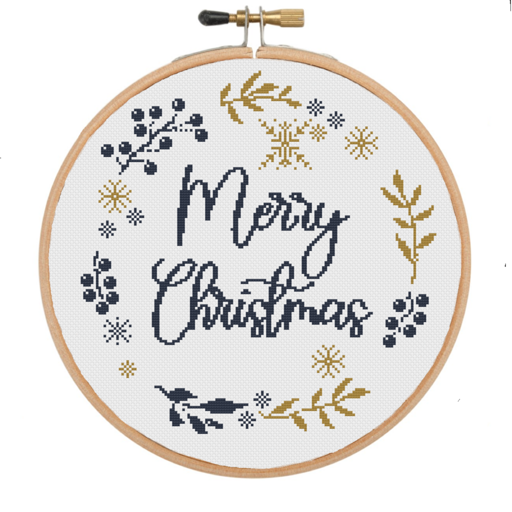 Merry Christmas Cross Stitch Pattern Cross Stitch And Patterns - Cross Stitch Merry Christmas Pattern