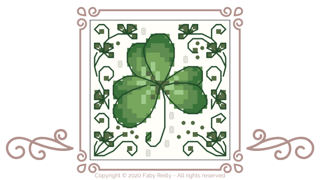 Mini Shamrock Freebie Faby Reilly Designs - Shamrock Cross Stitch Pattern Free