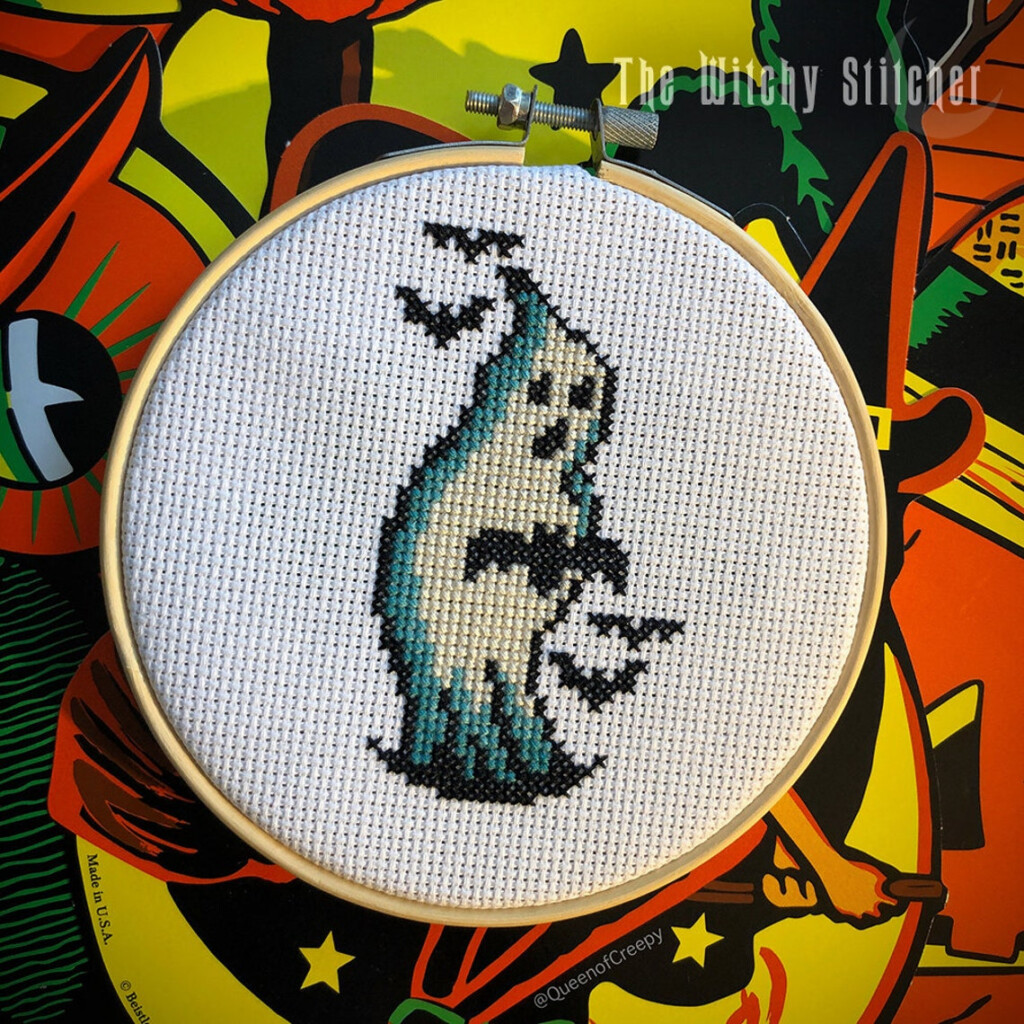 Mini Vintage Halloween Trio Cross Stitch Pattern Set Cat Etsy - Mini Halloween Cross Stitch Patterns