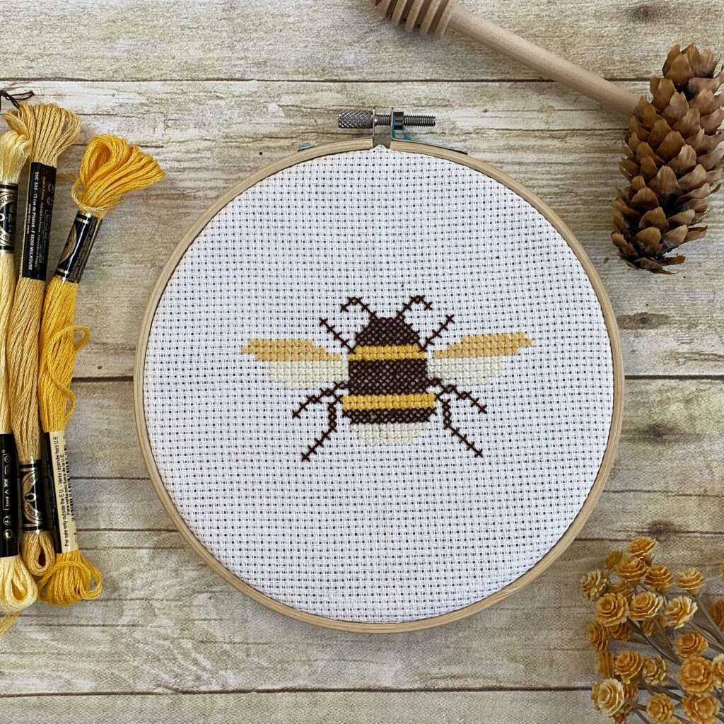 Modern Cross Stitch PATTERN Little Bee Bee Cross Stitch Pattern Etsy - Cross Stitch Patterns For Sale
