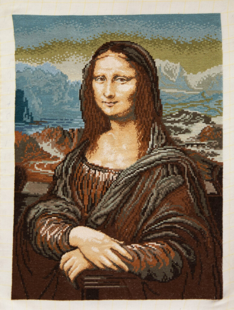 Mona Lisa Cross stitch Etsy - Mona Lisa Cross Stitch Pattern Free