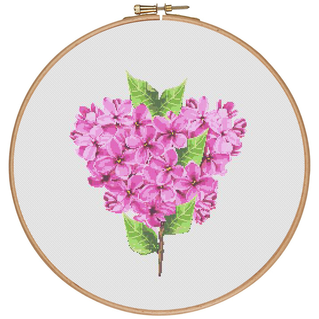 MORE For FREE Lilac Counted Cross Stitch Pattern PDF Etsy - Free Lilac Cross Stitch Pattern