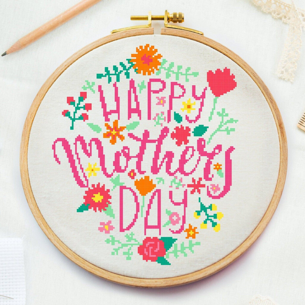 Mother s Day Cross Stitch Patterns Printable Templates Free - Mother Cross Stitch Patterns Free