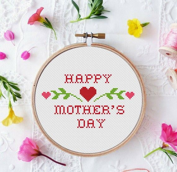 Mothers Day Cross Stitch Patterns Printable Templates Free - Mothers Day Cross Stitch Patterns