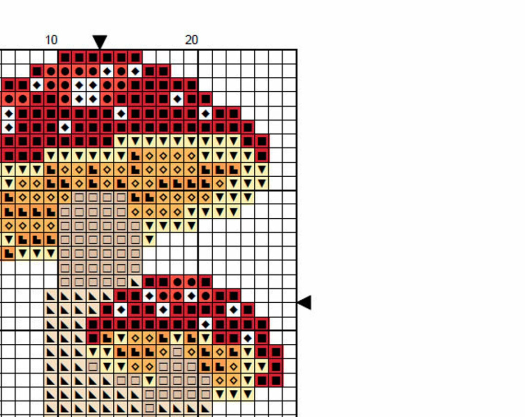 Mushroom Cross Stitch Pattern PDF Autumn Easy Simple Small Etsy - Mushroom Cross Stitch Pattern Free