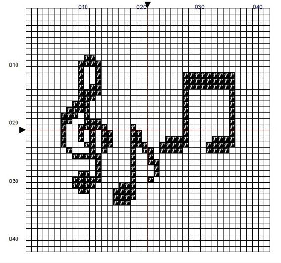Music Notes Cross Stitch Free Patterns - Free Music Cross Stitch Patterns To Print