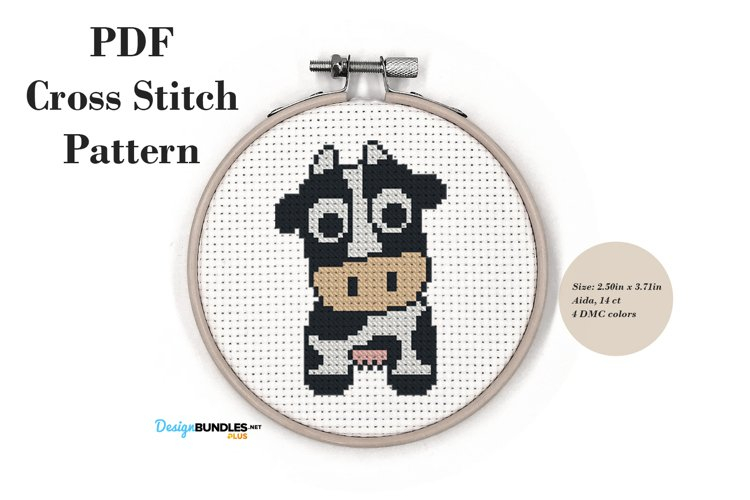 My Funny Cow Cross Stitch Pattern PDF File - Funny Cross Stitch Patterns Free Printable