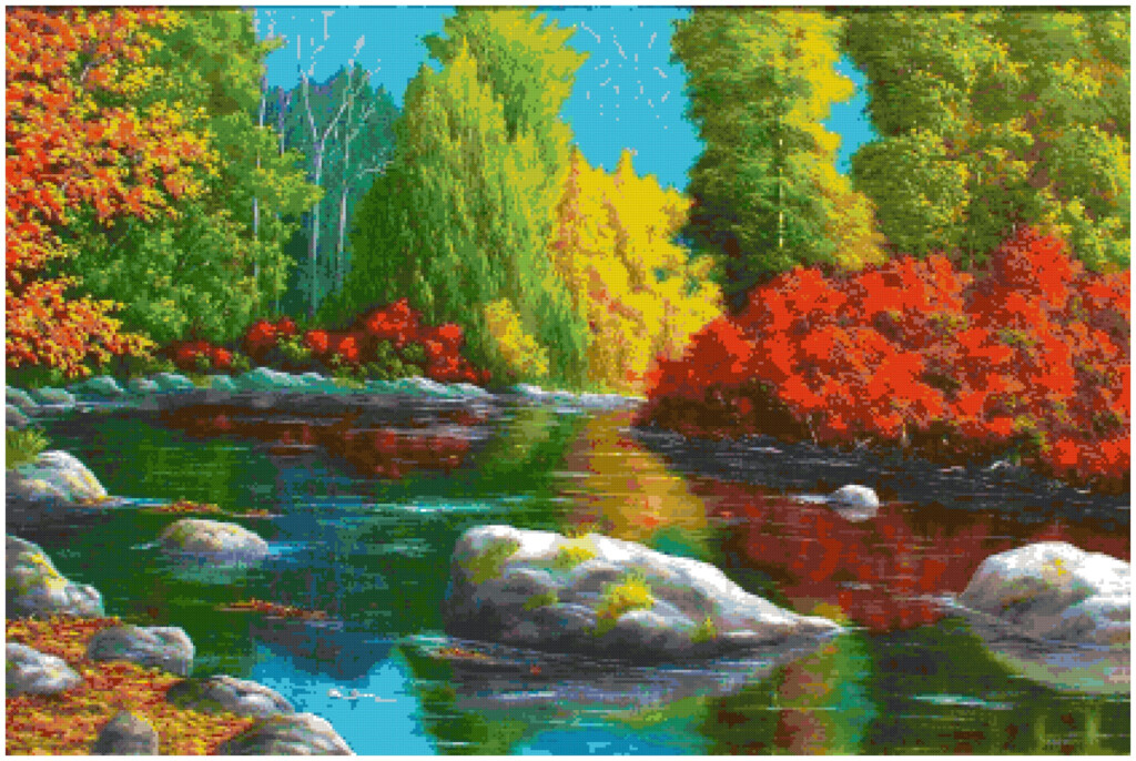 Nature 73 Counted Cross Stitch Patterns Printable Chart PDF Format  - Free Cross Stitch Patterns Nature