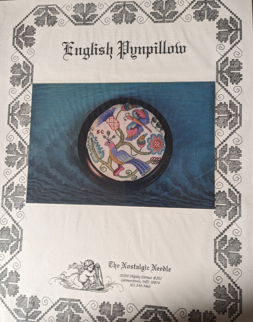 New The Nostalgic Needle English Pynpillow Cross stitch Chart Etsy - Nostalgic Needle Cross Stitch Patterns
