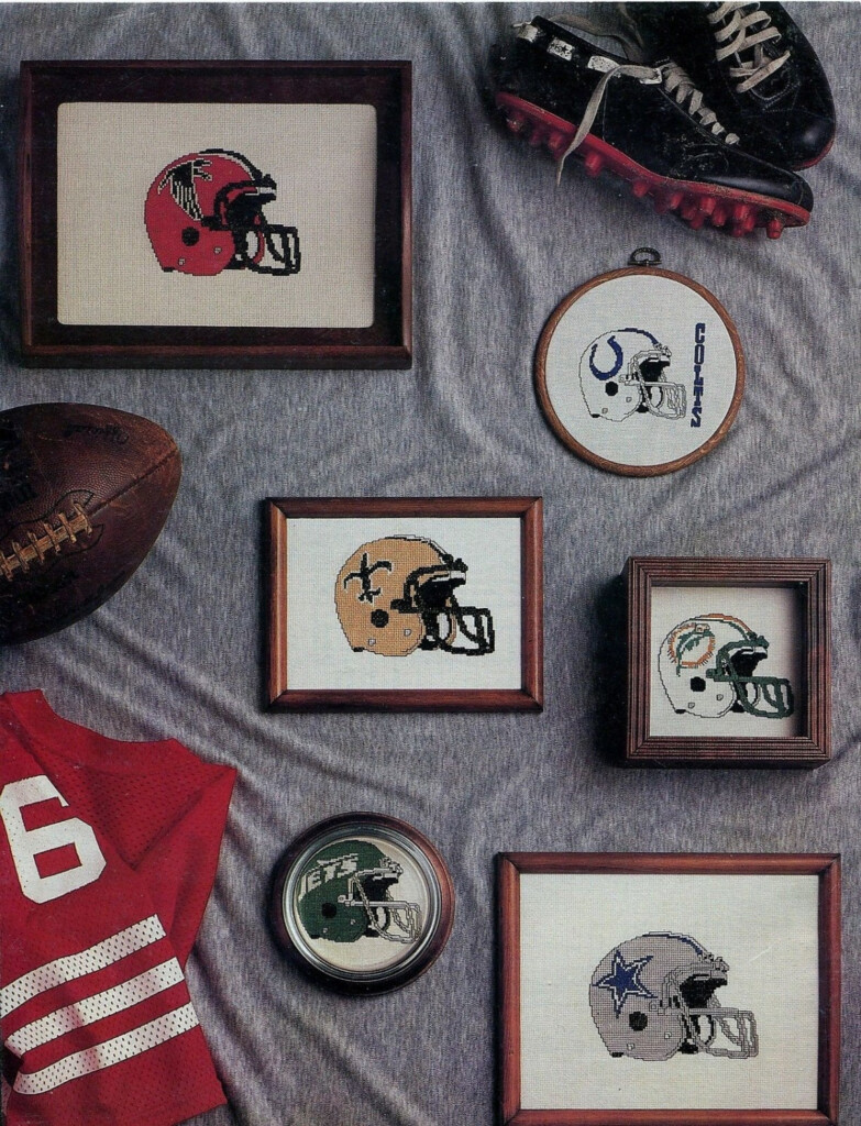 NFL Football Counted Cross Stitch Pro Licensed Football Team - Nfl Counted Cross Stitch Patterns