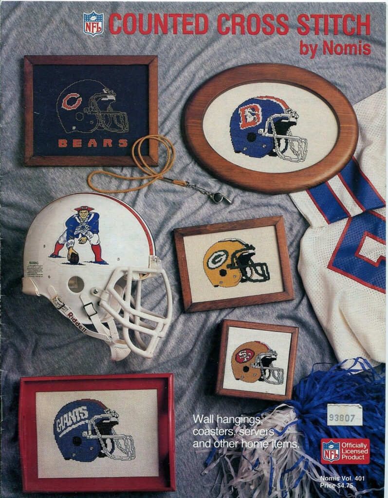 NFL Football Counted Cross Stitch Pro Licensed Football Team - Nfl Counted Cross Stitch Patterns