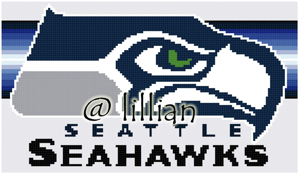 NFL SEATTLE SEAHAWKS Cross Stitch Pattern Etsy - Nfl Counted Cross Stitch Patterns