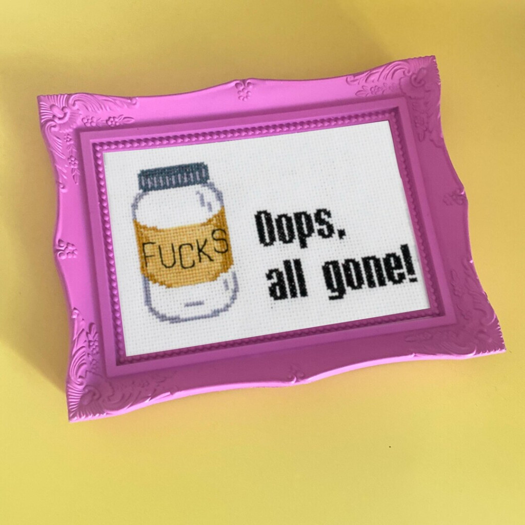 Offensive Cross Stitch Pattern PDF Adult Cross Stitch Digital Epattern  - Offensive Cross Stitch Patterns Free