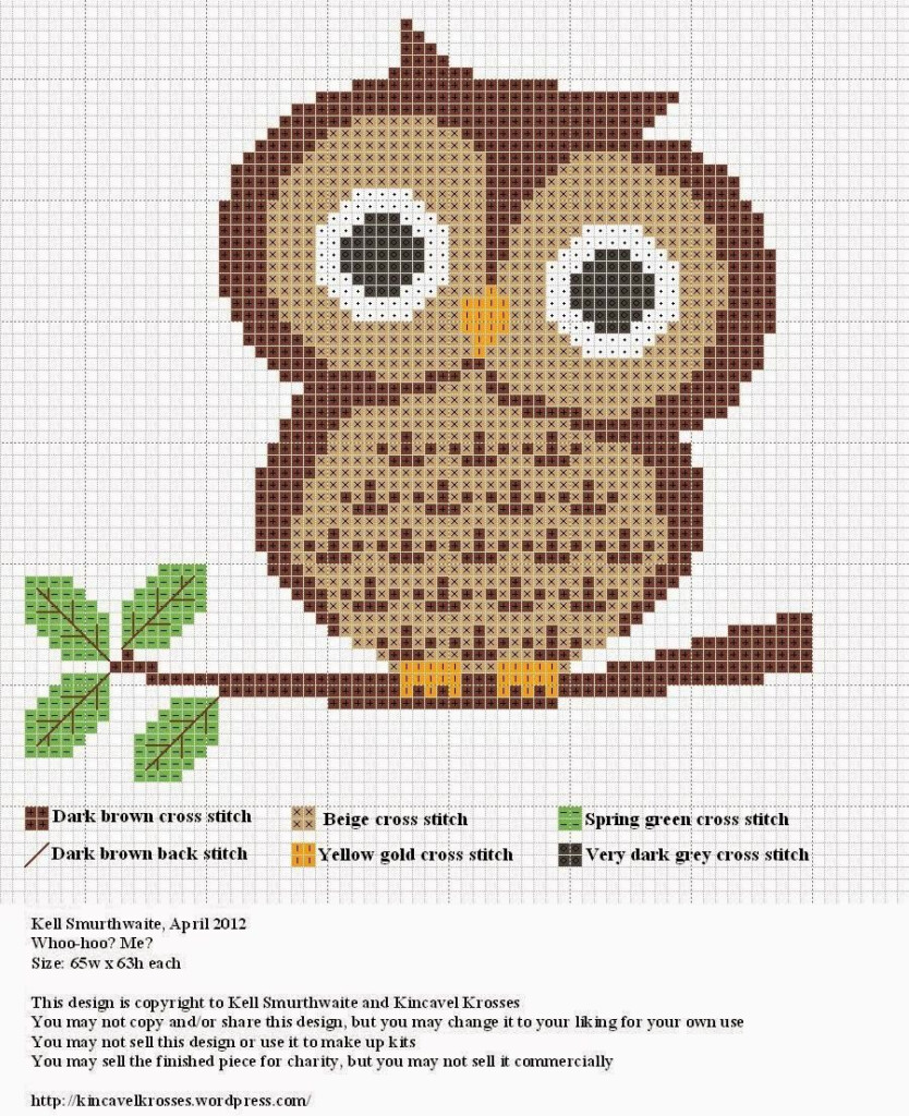 Owls Free Patterns Cross Stitch Animals Cross Stitch Cross Stitch Owl - Owl Cross Stitch Pattern Free Download