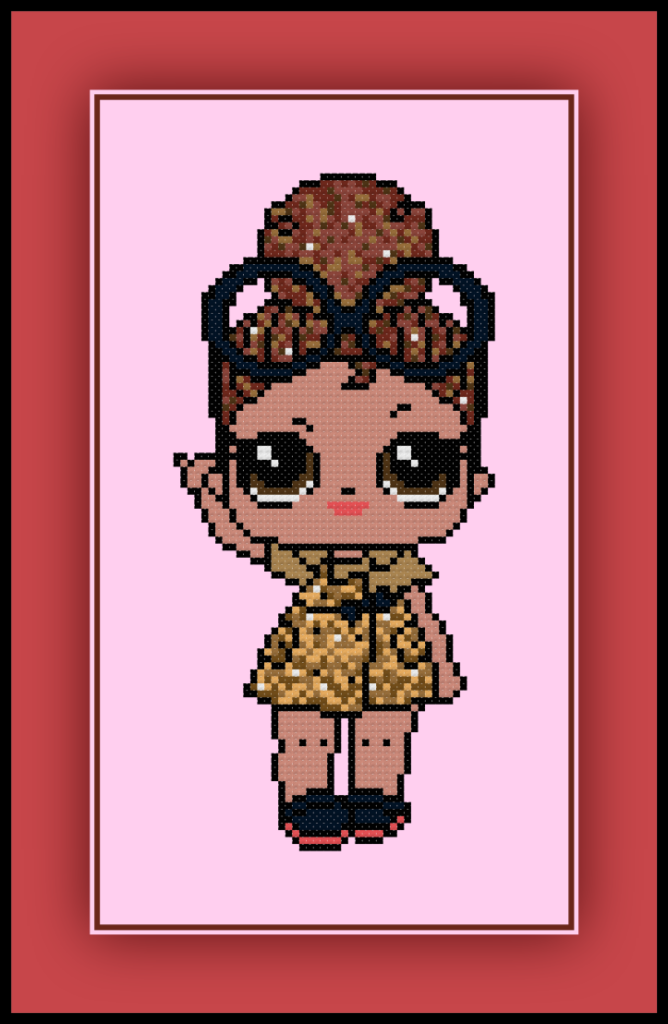 Patreon Only Boss Queen Cross Stitch Pattern LOL Dolls Cross Stitch  - Lol Doll Cross Stitch Patterns